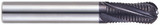 YG1 93263 | 1/4" Diameter x 1/4" Shank x 3/4" LOC x 2-1/2" OAL x 1/8" Radius x 20 Degree Helix Angle 3 Flute ALTiN Coated Carbide Ball Nose End Mill