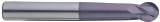 YG1 93301 | 5/8" Diameter x 5/8" Shank x 5/8" LOC x 2-3/4" LBS x 6-1/4" OAL x 5/16" Radius x 30 Degree Helix Angle 4 Flute ALTiN Coated Carbide Ball Nose End Mill