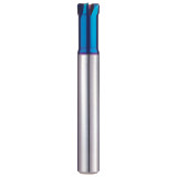 YG1 G859102 | 10.00mm Diameter x 10.00mm Shank x 4.00mm LOC x 20.00mm LBS x 70.00mm OAL x 2.00mm Radius 4 Flute Blue Coated Carbide G859 Corner Radius End Mill
