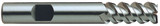 YG1 E9988028 | 7/16" Diameter x 3/8" Shank x 2-11/16" OAL x 1" LOC x 60 Degree Helix Angle 3 Flute Bright Coated Premium HSS-PM E9988 Square End Mill