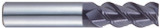YG1 95070 | 3/4" Diameter x 3/4" Shank x 1-1/2" LOC x 4" OAL x 50 Degree Helix Angle 4 Flute TiAlN Coated Carbide EH108 Square End Mill