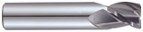 YG1 57565 | 3/16" Diameter x 3/16" Shank x 5/16" LOC x 2" OAL x 0.009" Radius x 35 Degree Helix Angle 3 Flute Bright Coated Carbide E5075 Corner Radius End Mill