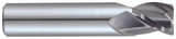 YG1 57573 | 1/4" Diameter x 1/4" Shank x 3/8" LOC x 2" OAL x 0.017" Radius x 35 Degree Helix Angle 3 Flute Bright Coated Carbide E5075 Corner Radius End Mill