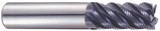 YG1 95113 | 3/4" Diameter x 3/4" Shank x 1-5/8" LOC x 4" OAL x 45 Degree Helix Angle 6 Flute TiAlN Coated Carbide EH969 Roughing End Mill