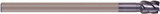 YG1 GM639004 | 1/16" Diameter x 1/4" Shank x 1/8" LOC x 2-1/4" OAL x 0.008" Radius x 30 Degree Helix Angle 4 Flute Y-Coated Carbide GM639 Corner Radius End Mill