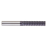YG1 GM218064 | 1" Diameter x 1" Shank x 4-1/8" LOC x 7" OAL x 45 Degree Helix Angle 8 Flute Y-Coated Carbide GM218 Square End Mill