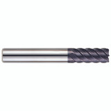 YG1 GM668040 | 5/8" Diameter x 5/8" Shank x 1-1/4" LOC x 6" OAL x 0.020" Radius x 45 Degree Helix Angle 6 Flute Y-Coated Carbide GM668 Corner Radius End Mill