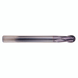 YG1 GM961064 | 1" Diameter x 1" Shank x 2-1/8" LOC x 7" OAL x 1/2" Radius x 30 Degree Helix Angle 2 Flute Y-Coated Carbide GM961 Ball Nose End Mill