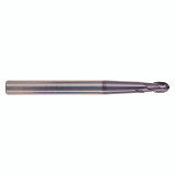 YG1 GM963901 | 1/16" Diameter x 1/4" Shank x 5/32" LOC x 3-1/8" OAL x 1/32" Radius x 30 Degree Helix Angle 2 Flute Y-Coated Carbide GM963 Ball Nose End Mill
