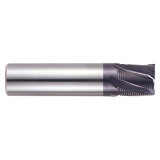 YG1 GM666064 | 1" Diameter x 1" Shank x 1" LOC x 4" OAL x 20 Degree Helix Angle 5 Flute Y-Coated Carbide GM666 Roughing End Mill