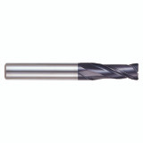 YG1 GM818905 | 10.00mm Diameter x 10.00mm Shank x 30.00mm LOC x 90.00mm OAL x 1.00mm Radius x 30 Degree Helix Angle 2 Flute Y-Coated Carbide GM818 Corner Radius End Mill