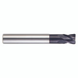 YG1 GM839020 | 2.00mm Diameter x 6.00mm Shank x 2.50mm LOC x 50.00mm OAL x 0.008" Radius x 30 Degree Helix Angle 4 Flute Y-Coated Carbide GM839 Corner Radius End Mill