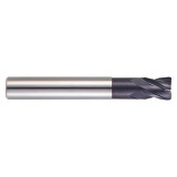YG1 GM839040 | 4.00mm Diameter x 6.00mm Shank x 5.00mm LOC x 50.00mm OAL x 0.016" Radius x 30 Degree Helix Angle 4 Flute Y-Coated Carbide GM839 Corner Radius End Mill