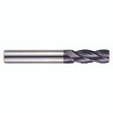 YG1 GM819911 | 4.00mm Diameter x 6.00mm Shank x 15.00mm LOC x 50.00mm OAL x 0.020" Radius x 30 Degree Helix Angle 4 Flute Y-Coated Carbide GM819 Corner Radius End Mill