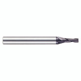 YG1 GM810010 | 1.00mm Diameter x 4.00mm Shank x 2.50mm LOC x 40.00mm OAL x 30 Degree Helix Angle 2 Flute Y-Coated Carbide GM810 Square End Mill