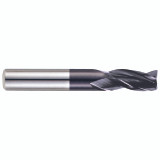 YG1 GM895050 | 5.00mm Diameter x 5.00mm Shank x 14.00mm LOC x 50.00mm OAL x 38 Degree Helix Angle 3 Flute Y-Coated Carbide GM895 Square End Mill