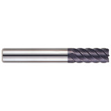 YG1 GM812080 | 8.00mm Diameter x 8.00mm Shank x 19.00mm LOC x 63.00mm OAL x 45 Degree Helix Angle 6 Flute Y-Coated Carbide GM812 Square End Mill