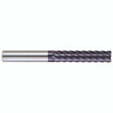 YG1 GM834060 | 6.00mm Diameter x 6.00mm Shank x 26.00mm LOC x 70.00mm OAL x 45 Degree Helix Angle 6 Flute Y-Coated Carbide GM834 Square End Mill