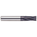YG1 GM814060 | 6.00mm Diameter x 6.00mm Shank x 16.00mm LOC x 57.00mm OAL x 20 Degree Helix Angle 3 Flute Y-Coated Carbide GM814 Roughing End Mill