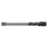 YG1 TRF04244GS | M4x0.70mm Size x 4.27mm Shank x 5.61mm Thread Length x 62.99mm OAL x 45 Degree Helix Angle M Modified Bottoming Chamfer D4 3 Flute X-Coated HSS-PM TRF04 Spiral Flute Tap