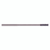 YG1 EIB06904 | 3/32" Diameter x 1/8" Shank x 9/32" LOC x 1-1/2" LBS x 3" OAL x 0.010" Radius x 30 Degree Helix Angle 4 Flute Diamond Coated Carbide ElB06 Corner Radius End Mill