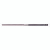 YG1 EIB07004 | 1/16" Diameter x 1/8" Shank x 3/16" LOC x 3/4" LBS x 3" OAL x 0.031" Radius x 30 Degree Helix Angle 4 Flute Diamond Coated Carbide ElB07 Ball Nose End Mill