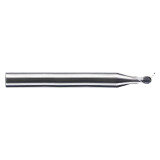 YG1 ESB94010040 | 1.00mm Diameter x 4.00mm Shank x 0.60mm LOC x 4.00mm LBS x 50.00mm OAL x 0.50mm Radius x 30 Degree Helix Angle 2 Flute CBN ESB94 Ball Nose End Mill