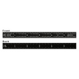 Fowler 52-297-012-0 | 12" Size x 1/2" Width Flexible Steel Rule