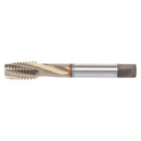 Nachi 59633 | 0.9840" Thread x M18-2.5 Pitch x 0.5420" Shank x 4-1/32" OAL 3 Flute SG Coated HSSE Spiral Flute Tap