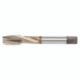 Nachi 94627 | 0.9840" Thread x 3/4"-10 Pitch x 0.5900" Shank x 4-1/4" OAL 4 Flute SG Coated HSSE Spiral Flute Tap