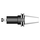 Ultra-Dex 966-000-283 | CT50-SM050-400 x 1/2" Diameter x 4" Projection x 4.000" Functional Length x 0.460" Shoulder Length Coolant Through CAT50 Shell Mill Holder