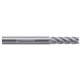 CoreHog C25388 | 0.250" (1/4) Diameter x 0.250" (1/4) Shank x 1.125" (1-1/8) LOC x 2.500" (2-1/2) OAL 4 Flute Uncoated Solid Carbide Corner Radius End Mill