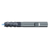 Emuge 2617AZ.008 | 8.00mm Diameter x 8.00mm Shank x 68.00mm OAL 4 Flute TIALN Coated Corner Radius End Mill