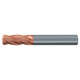 Emuge 2698A.006008 | 6.00mm Diameter x 6.00mm Shank x 57.00mm OAL 4 Flute TIALN Coated Corner Radius End Mill