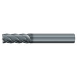 Emuge 2946L.03125 | 5/16" Diameter x 5-16" Shank x 2-1/2" OAL 5 Flute ALCR Coated Corner Radius End Mill