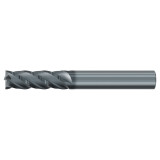 Emuge 2996L.A000 | 1" Diameter x 1" Shank x 5" OAL 4 Flute ALCR Coated Corner Radius End Mill