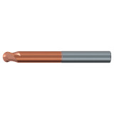 Emuge 3821A.008 | 8.00mm Diameter x 78.00mm OAL 2 Flute TIALN Coated Ball End Mill