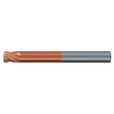 Emuge 3836A.012030 | 12.00mm Diameter x 106.00mm OAL 4 Flute TIALN Coated Torus End Mill