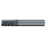 Emuge 3916L.0250 | 1/4" Diameter x 1-4" Shank x 2" OAL 7 Flute ALCR Coated Corner Radius End Mill