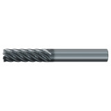 Emuge 3918L.0250 | 1/4" Diameter x 1-4" Shank x 3" OAL 7 Flute ALCR Coated Corner Radius End Mill