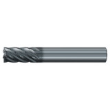 Emuge 3924L.0625 | 5/8" Diameter x 5-8" Shank x 3" OAL 6 Flute ALCR Coated Corner Radius End Mill