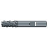 Emuge 3929L.062060 | 5/8" Diameter x 5-8" Shank x 3" OAL 5 Flute ALCR Coated Corner Radius End Mill