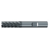 Emuge 3931L.0625 | 5/8" Diameter x 5-8" Shank x 3-1/2" OAL 7 Flute ALCR Coated Corner Radius End Mill