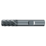 Emuge 3936L.050120 | 1/2" Diameter x 1-2" Shank x 2-3/4" OAL 7 Flute ALCR Coated Corner Radius End Mill