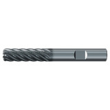 Emuge 3940L.075060 | 3/4" Diameter x 3-4" Shank x 5" OAL 7 Flute ALCR Coated Corner Radius End Mill