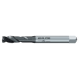 Emuge B051S800.0080 | M 8x1.25 Thread Size x 8.00mm Shank x 90.00mm OAL 35 Degree Helix Angle GLT-8 Coated Spiral Flute Tap