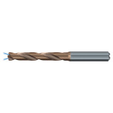 Emuge TA211724.0850 | 8.50mm Drill Size x 10.00mm Shank x 61.00mm Flute Length x 103.00mm OAL x 140 Degree Point Angle 2 Flute ALCR-89 Coated Carbide Jobber Length Drill Bit