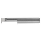 Scientific Cutting Tools GFR055-4 | 0.375" Minimum Bore Diameter x 0.250" Maximum Depth x 0.375" Shank x 2.500" OAL Uncoated Solid Carbide Grooving Tool