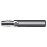 Scientific Cutting Tools TMC218-27NPT-A | 0.218" Cutting Diameter x 0.250" Shank x 0.534" LOC x 2.500" OAL 3 Flute AlTiN Coated Solid Carbide Straight Flute Thread Mill