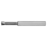 Scientific Cutting Tools TMLR470-11 | 5/8"-11 Thread Pitch x 0.470" Diameter x 0.500" Shank x 4.000" OAL 4 Flute Uncoated Solid Carbide Helical Flute Thread Mill